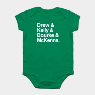 The Dubliners / Classic Line-Up Names List Baby Bodysuit